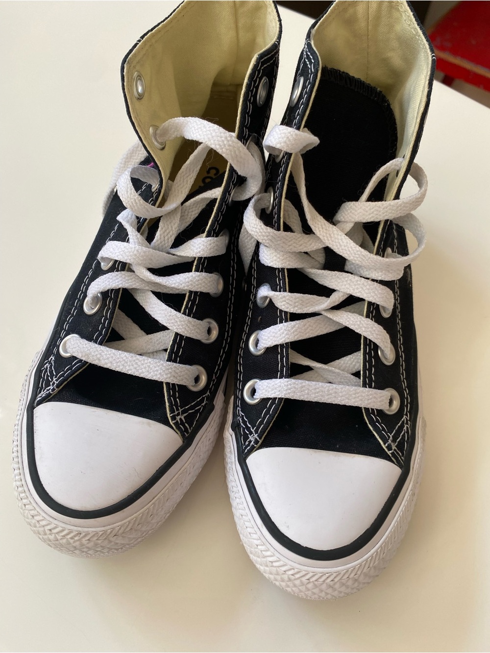 Converse classic Black Canvas High-Top Sneakers unisex 4 men 5 women US 36,5 EU